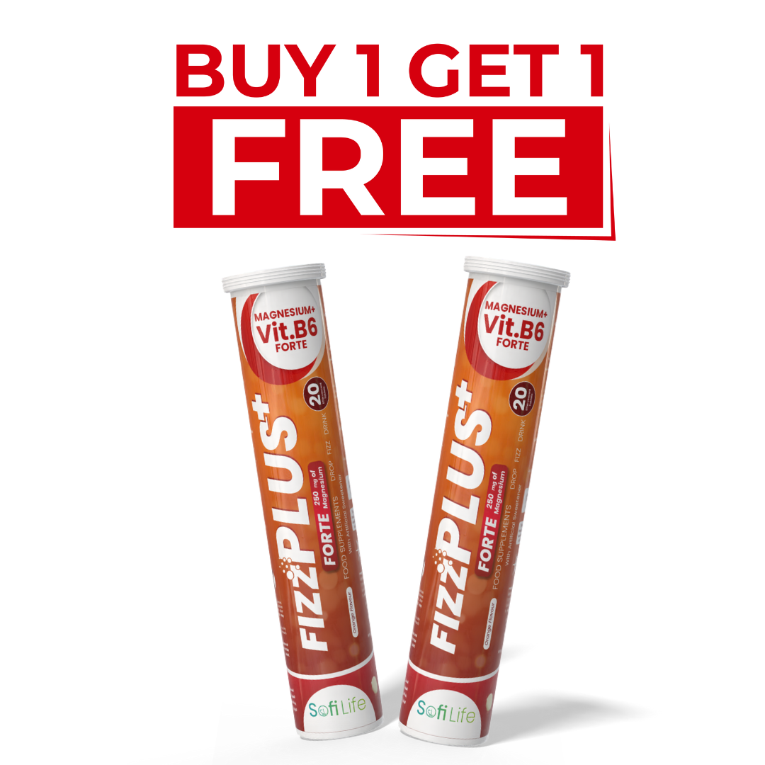 Fizz Plus Forte Magnesium + Vitamin B6 – Buy 1 Get 1 Free